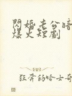 闪婚老公暗恋我爆火短剧