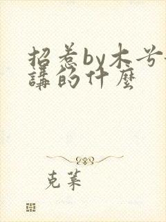 招惹by木兮娘讲的什么