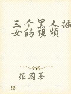 三个黑人插一个女的视频