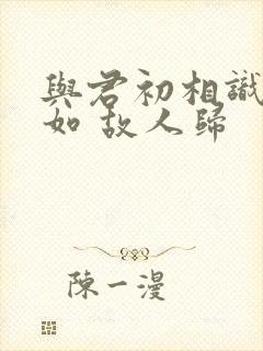 与君初相识 犹如 故人归