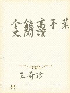 全能高手叶昊全文阅读