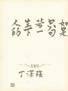 人生若只如初见的下一句是啥