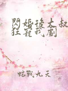 闪婚后大叔每天狂宠我剧