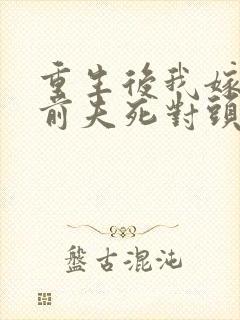 重生后我嫁给了前夫死对头小说