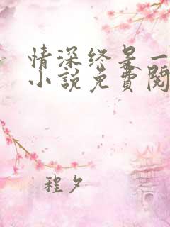 情深终是一场错小说免费阅读