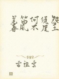 羌笛何须怨杨柳春风不度玉门关地理因素