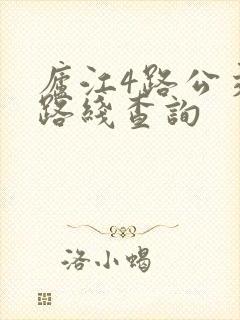 庐江4路公交车路线查询