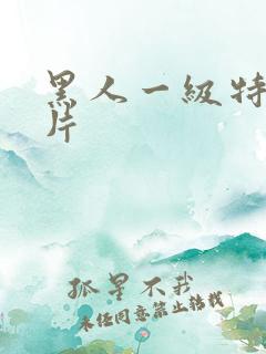 黑人一级特黄大片