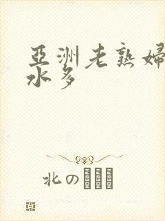 亚洲老熟妇毛多水多