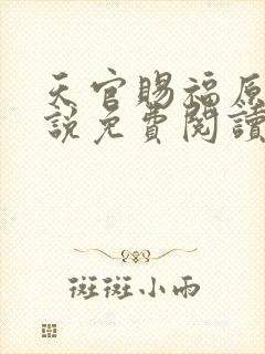 天官赐福原著小说免费阅读