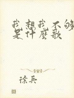 我想我不够温柔是什么歌