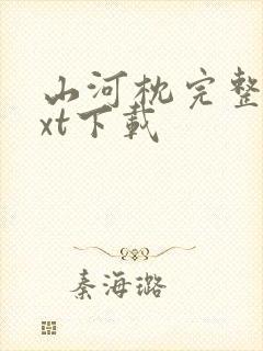 山河枕完整版txt下载