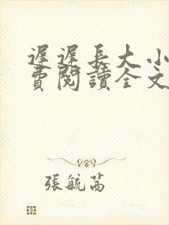 迟迟长大小说免费阅读全文最新章节