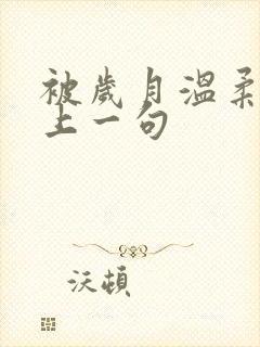 被岁月温柔以待上一句