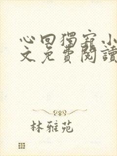 心回独宠小说全文免费阅读