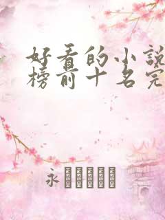 好看的小说排行榜前十名完结