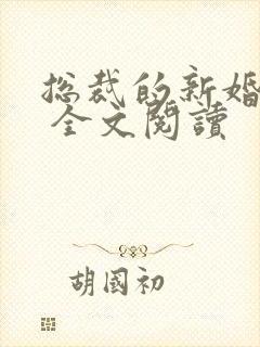 总裁的新婚罪妻 全文阅读