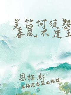 羌笛何须怨杨柳 春风不度玉门关中的春风是