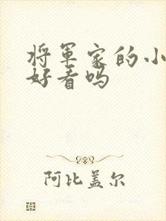 将军家的小娘子好看吗