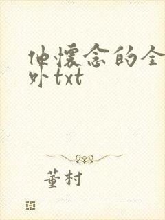 他怀念的全文番外txt