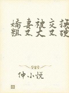 娇妻被交换黑人粗又大又硬 最新章节内容