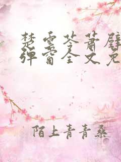 楚云苓萧壁城无弹窗全文免费阅读