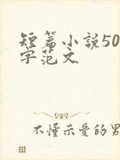 短篇小说500字范文