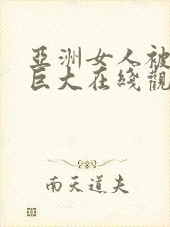 亚洲女人被黑人巨大在线观看