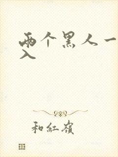 两个黑人一起插入