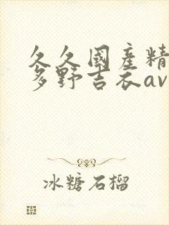 久久国产精品波多野吉衣av