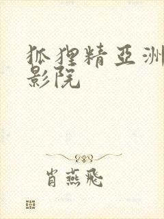 狐狸精亚洲av影院