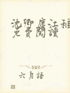 沈卿尘江稚小说免费阅读