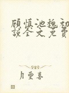 顾慎池魏初桐小说全文免费阅读