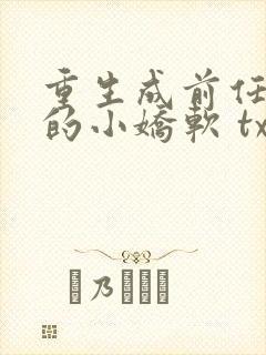 重生成前任叔叔的小娇软 txt全本