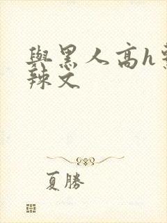 与黑人高h系列辣文