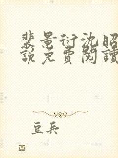 裴景衍沈昭音小说免费阅读最新章节