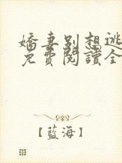 娇妻别想逃全文免费阅读全文