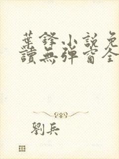 叶锋小说免费阅读无弹窗全文