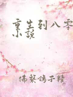 重生到八零年 小说