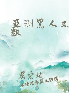 亚洲黑人又长又粗