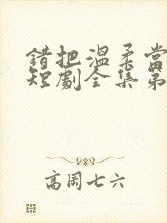 错把温柔当情深短剧全集第二部