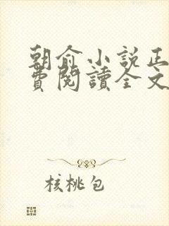 朝俞小说正版免费阅读全文无弹窗