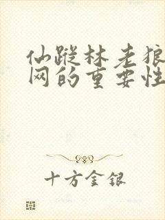 仙踪林老狼信息网的重要性