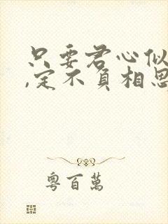 只要君心似我心,定不负相思意是啥意思