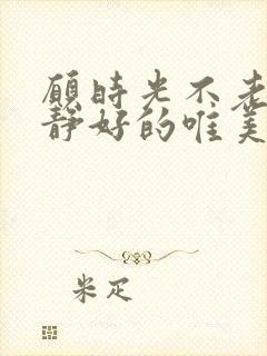 愿时光不老岁月静好的唯美句子