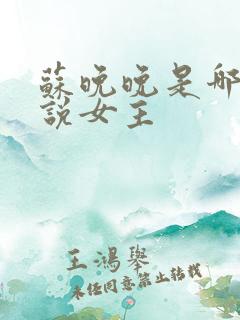 苏晚晚是哪部小说女主