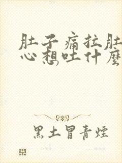 肚子痛拉肚子恶心想吐什么原因