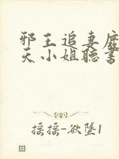 邪王追妻废材逆天小姐听书