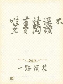 唯有情深不负你免费阅读