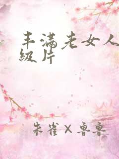 丰满老女人的一级片